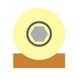 Ролик капролон d-70 под профтрубу