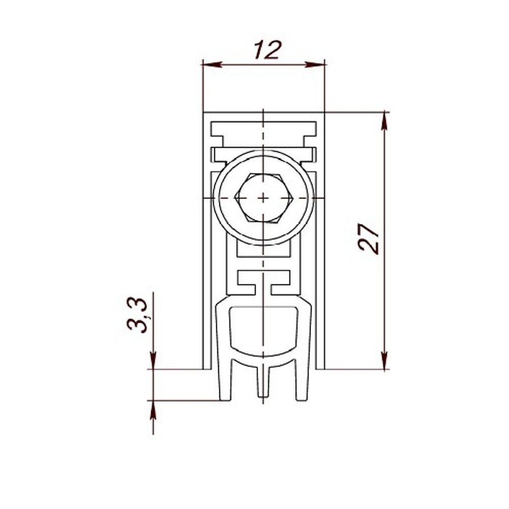 Автоматический порог ARMADILLO EASY BLOCK U/820 /45397/