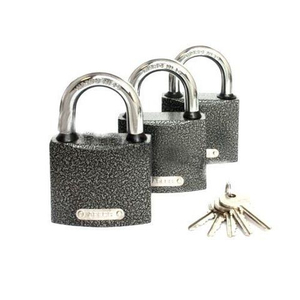 Замки навесные APECS PD-01-63 (3 замка + 5 кл.)