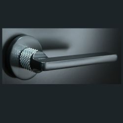 Ручка раздельная ALEMAR A8265-60 MATT BLACK/CP матовый черный/хром