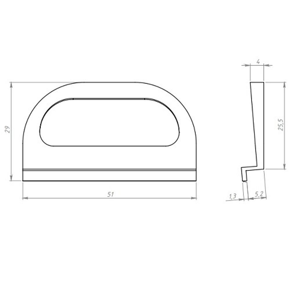 Ручка москитной сетки КУНГУР пласт. (1 шт)