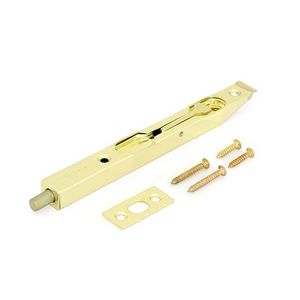 Шпингалет торцевой PALLADIUM 6-1/2" PB золото