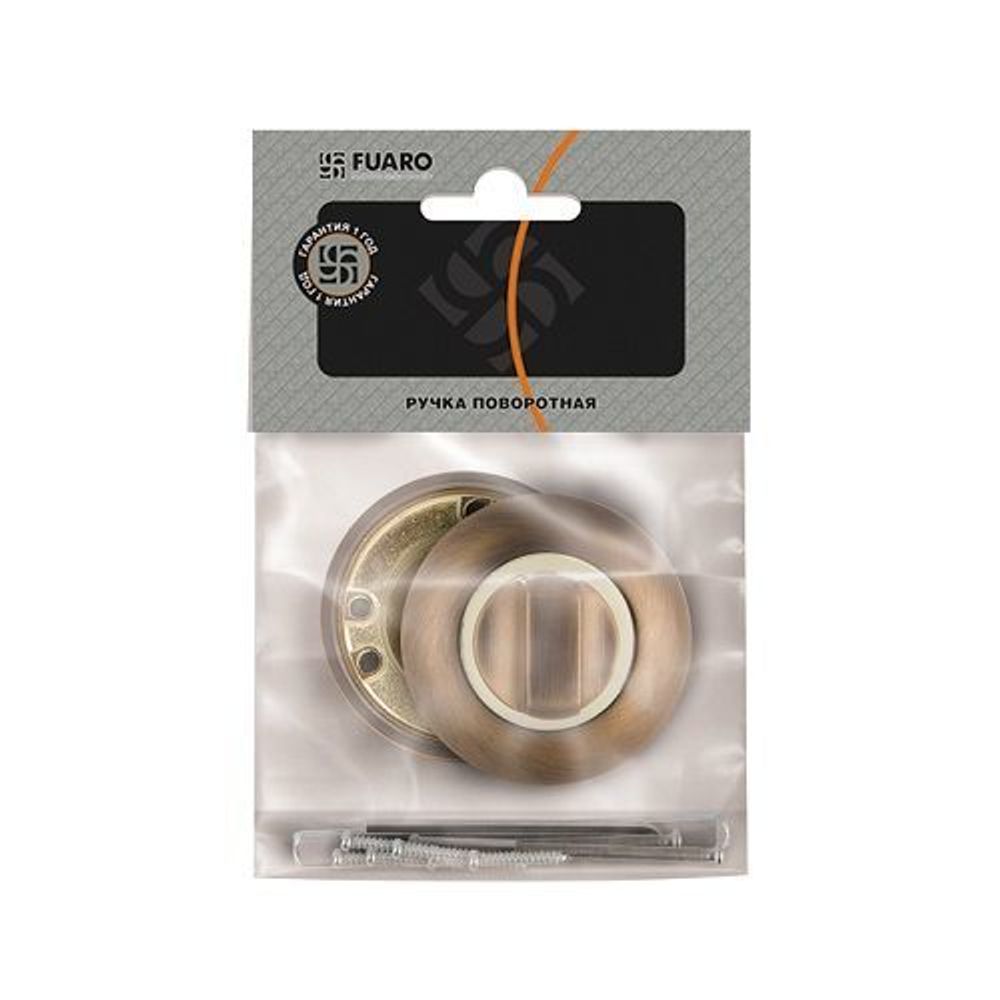Ручка поворотная FUARO BK6 RM ABG-6 зеленая бронза /33053/