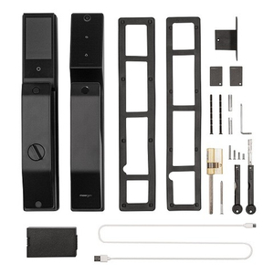 Электронный биометрический замок MOORGEN T3+ с Wi-Fi, с видеодомофоном /59271/