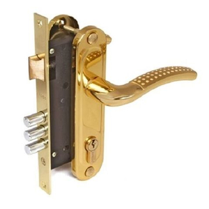 Замок врезной APECS 1527/60 G/GM золото/мат.золото