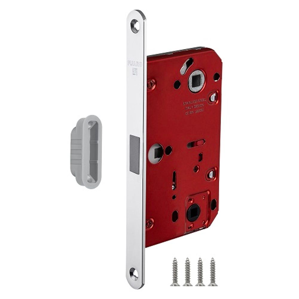 Защелка врезная магнитная FUARO M96WC-50/BL INOX CP хром /60275/
