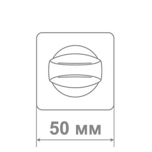 Накладка МЕДИО BAT88 BN/CP черный/хром