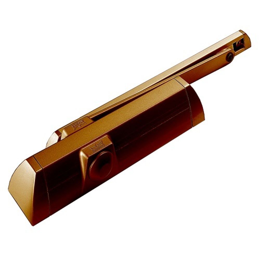 Доводчик дверной DORMA TS-90 impulse EN3-4, со скользящим каналом коричневый