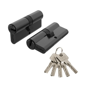 Цилиндровый механизм PUNTO Z300/100 mm (45+10+45) BL черный 5 кл. /63917/
