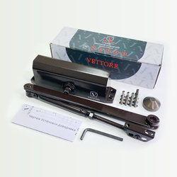 Доводчик дверной VETTORE C-50 BR (коричневый)