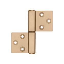 Петля универсальная флажковая ARMADILLO IN3800US-FSG флор. золото /57537/