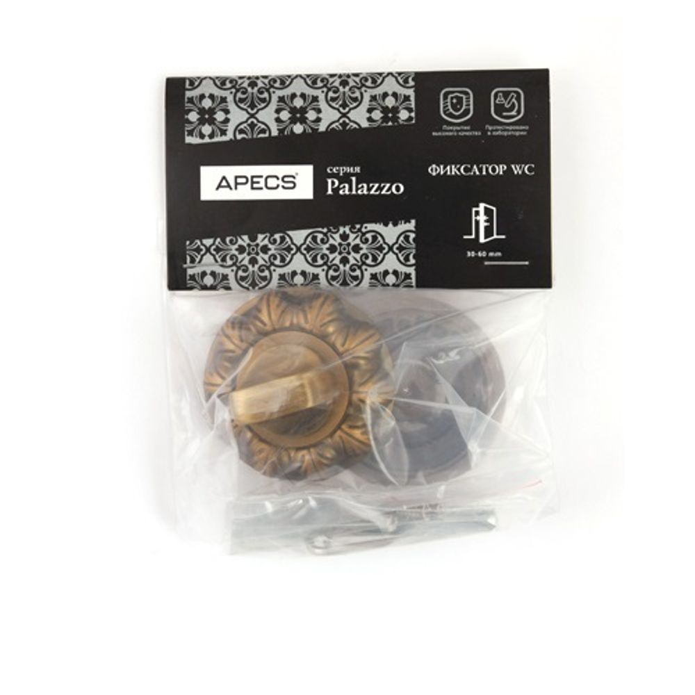Фиксатор APECS WC-2412 AN антик
