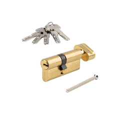 Цилиндровый механизм с вертушкой APECS SM-70 (30/40C)-C G золото