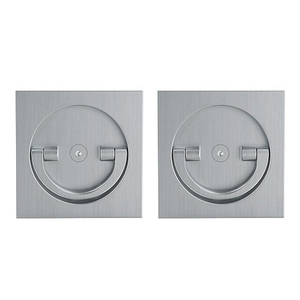 Ручка поворотная для раздвижных дверей ARMADILLO QUADRO BK8x2 MWSC-33 итальянский тисненый /46261/