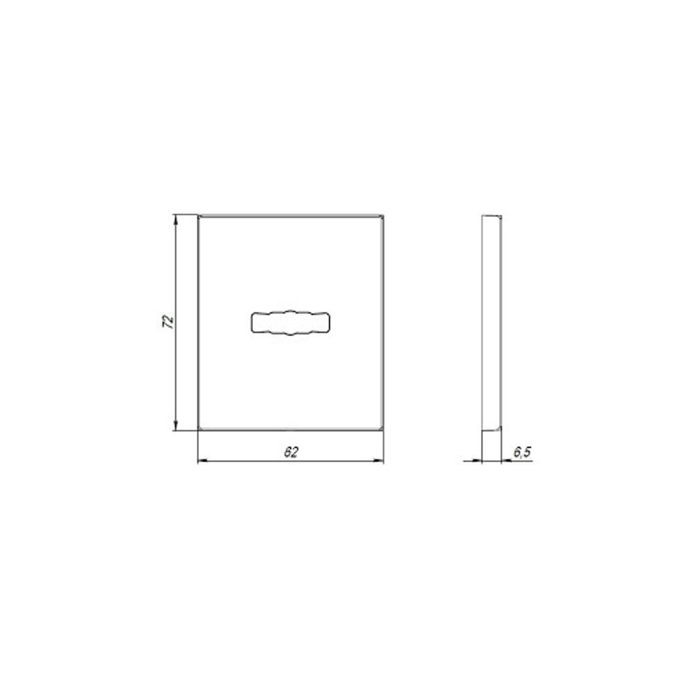 Декоративная накладка ARMADILLO ESC.S-auto.USS/K (PS Protector/USS) MWSC итал. тисненый /42453/