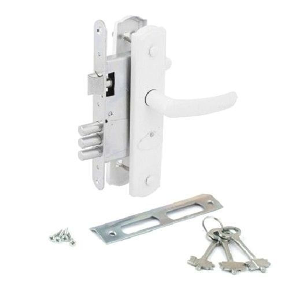 Замок врезной сувальдный Avers ЗВ9-4-1-4 (белый)