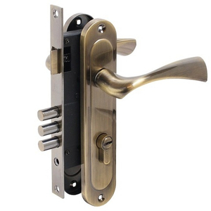 Замок врезной БУЛАТ ЗВ4-3.70.03.01 Номос бронза