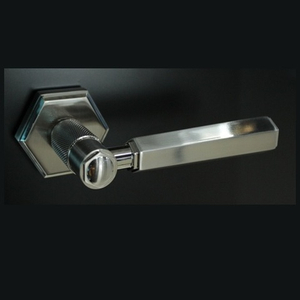 Ручка раздельная ALEMAR A8019-26 BSN черный сатин никель