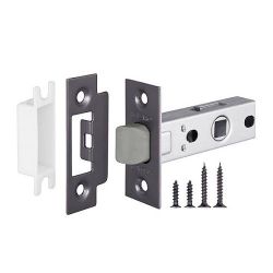 Защелка врезная FUARO P12-45-25 GR графит /37513/