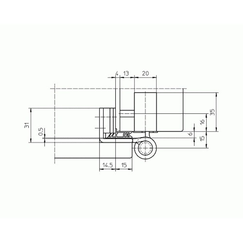 Петля BAKA Protect 4010 3D FD MSTS до 160 кг SIMONSWERK нержавейка