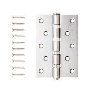 Петля дверная APECS 120x80-B4 Steel NISM супер. мат.никель (1шт)