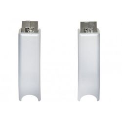 Верхняя и нижняя защелки DOORLOCK DL PD900FR/L, серебристые MG