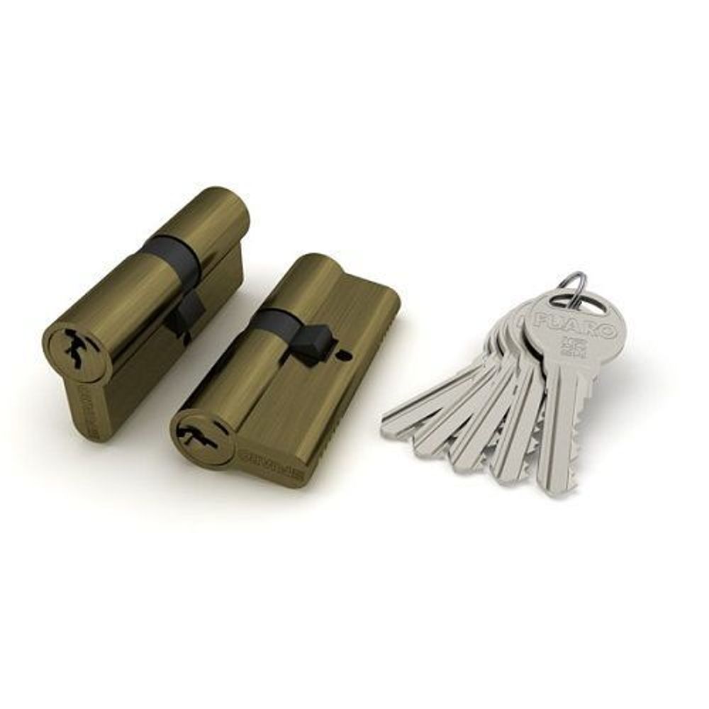 Цилиндровый механизм FUARO R300/60 (25+10+25) AB