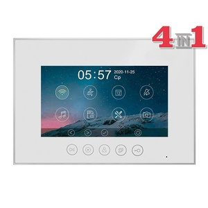 Монитор видеодомофона TANTOS Marilyn HD s (белый) AHD/TVI/CVI, управление воротами, экран 7"