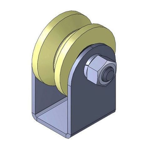 Ролик капролон d-50 под угол на платформе