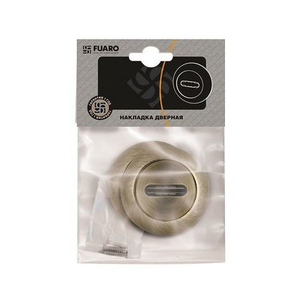 Накладка под сувальдный ключ FUARO SC RM AB/GP-7 бронза/золото /34345/ (1 шт)