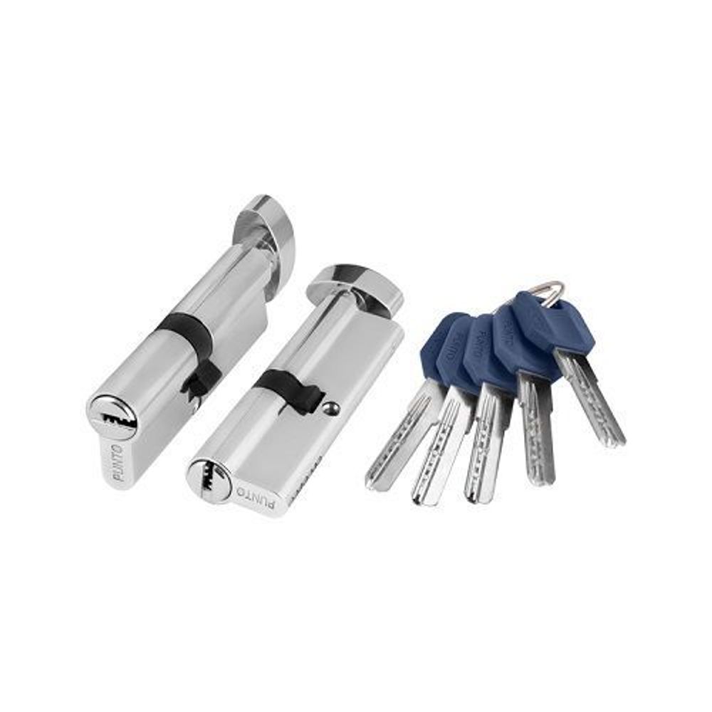 Цилиндровый механизм с вертушкой PUNTO Z402/80 mm (40+10+30) CP