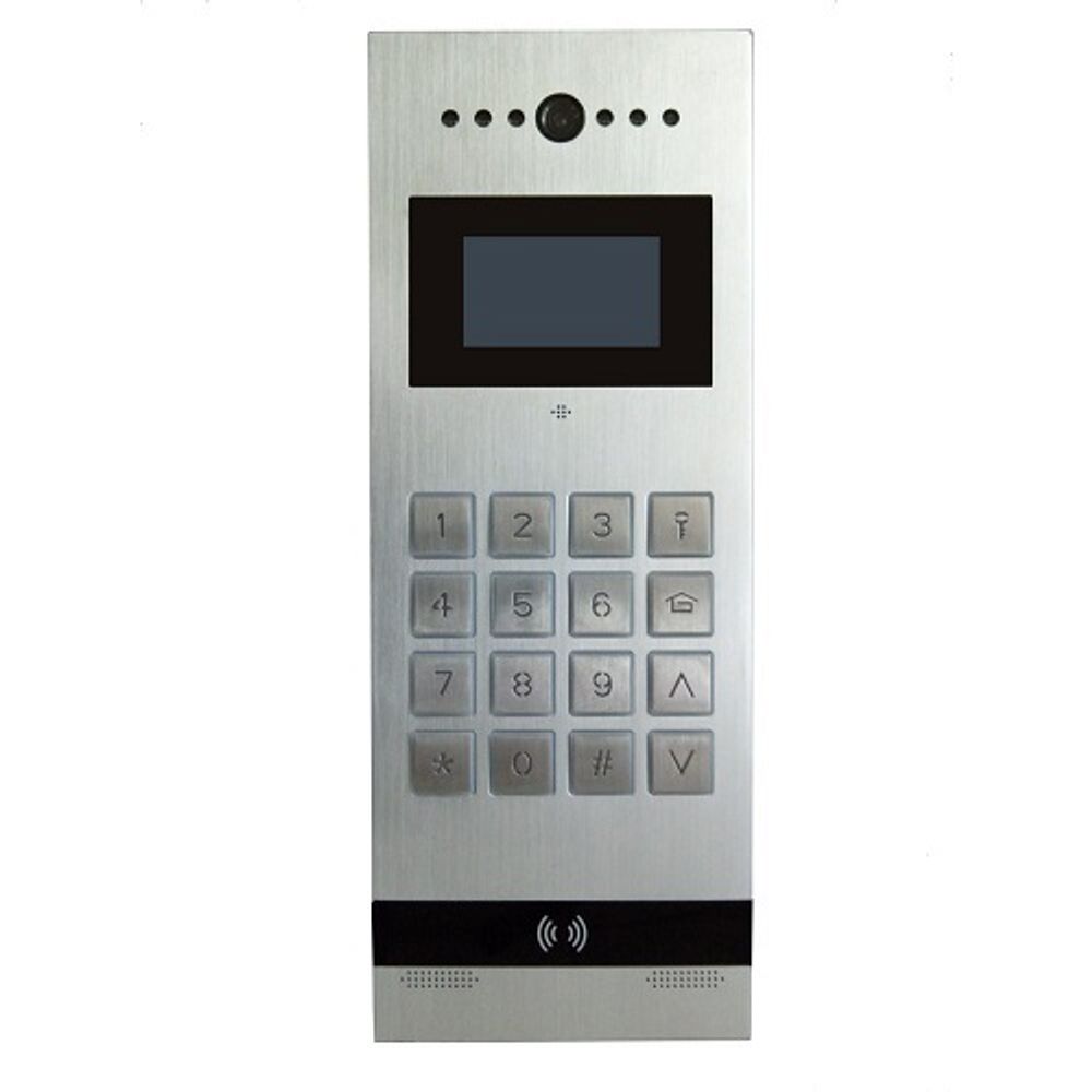 Вызывная видеопанель TANTOS TS-VPS-MF lux WG встроенный считыватель Mifare и выходом Wiegand-26