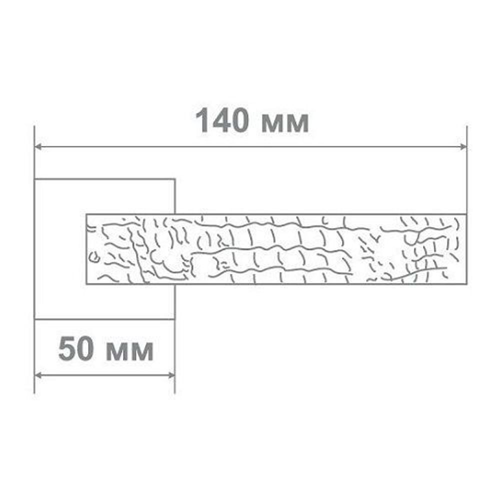 Ручка дверная Leo L3680-30 ANTIQUE SILVER антич.серебро