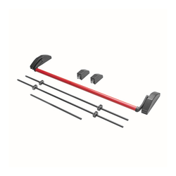 Ручка-штанга нажимная с тягами APECS PB-1700C-Panic-BL/Red (для пассивной створки)