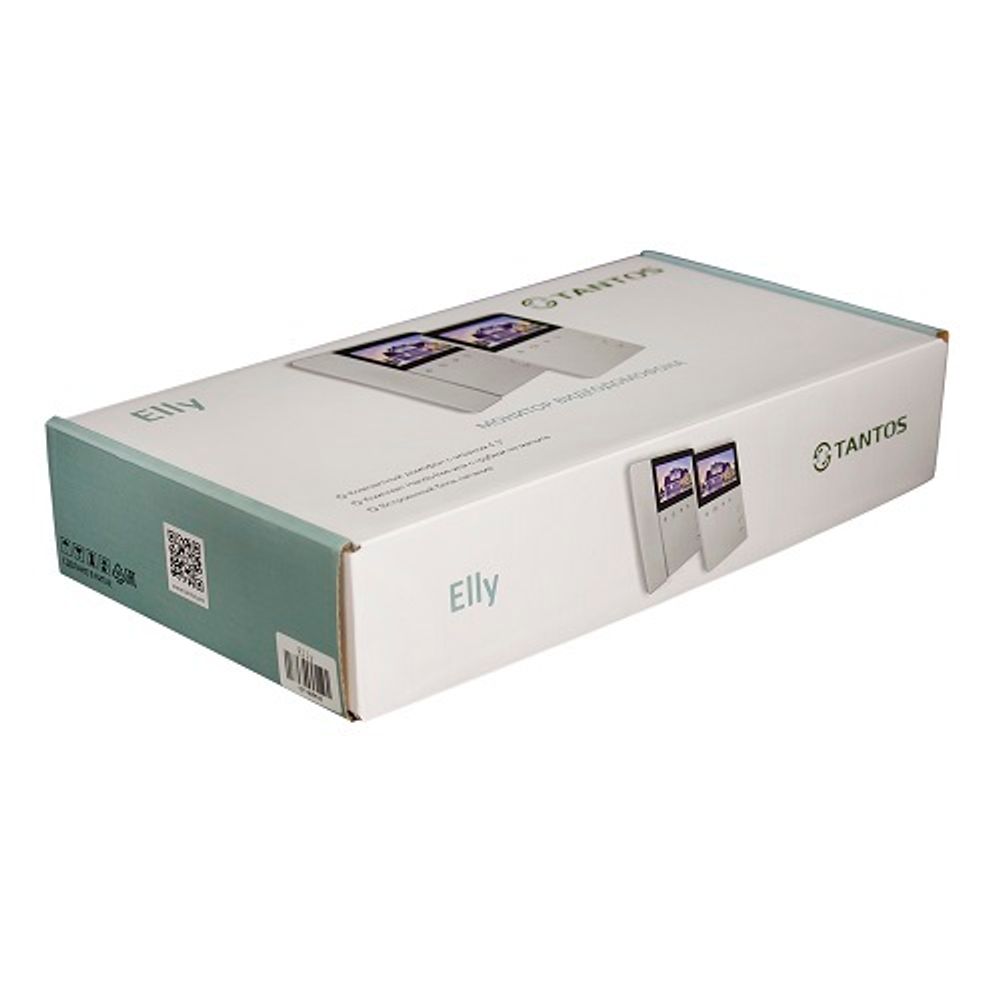 Монитор видеодомофона TANTOS Elly (белый) TFT LCD, экран 4,3"