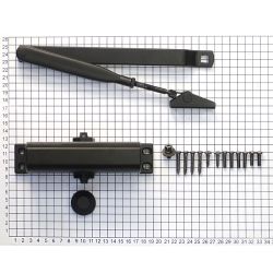 Доводчик DOORLOCK DL70 2/3/4 (до 90кг) черный