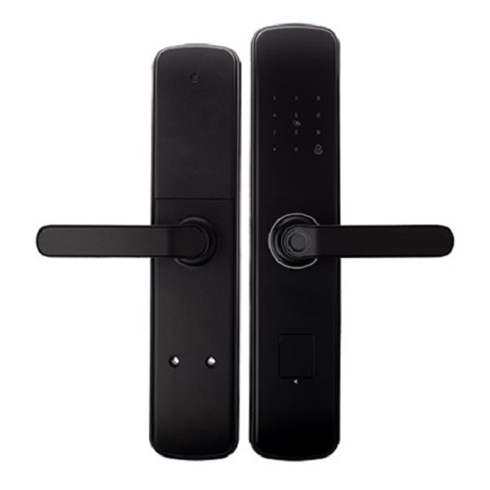 Ручки на планке электронные APECS Smart HPE-8001-BLM черный