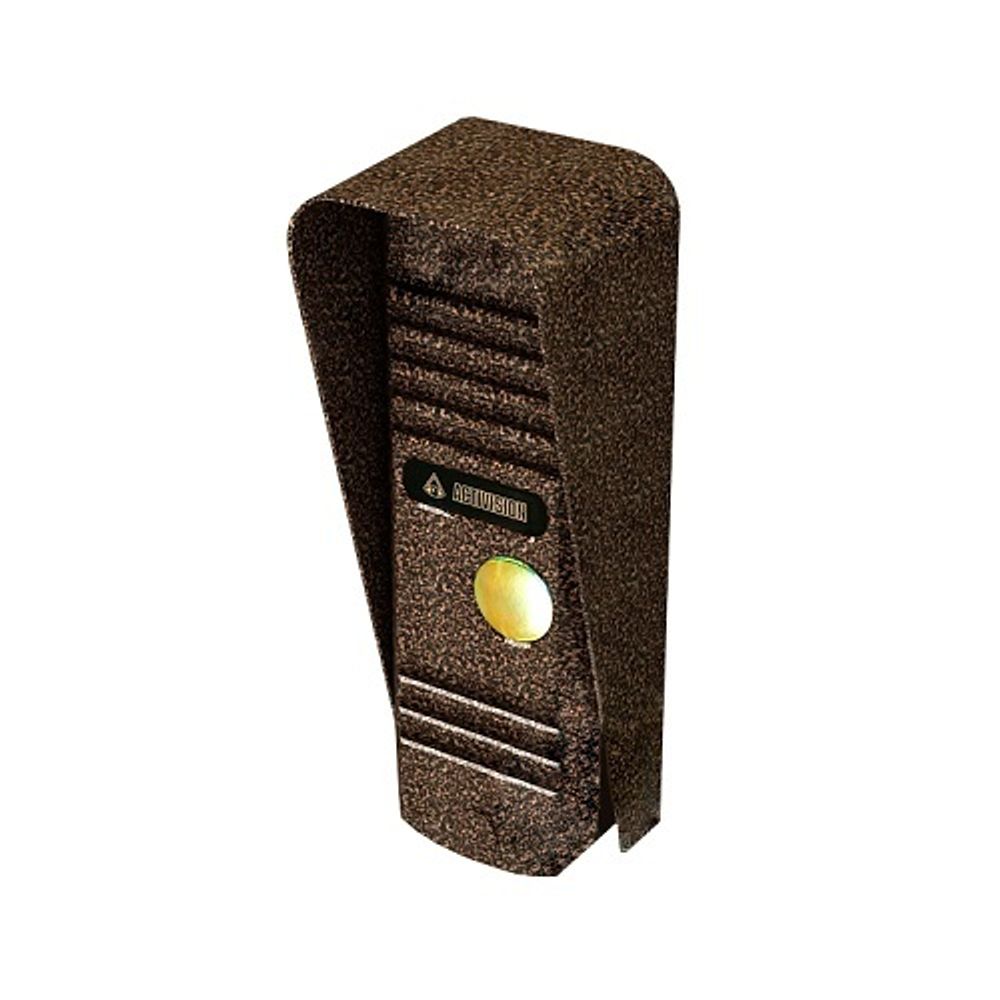 Вызывная видеопанель AVC-305 (PAL) (медь) накладн., 4-х проводн., ИК-подсветка, 12В, угол 75