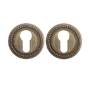 Накладка дверная под цилиндр VENEZIA CYL-1 D3 матовая бронза (2шт)