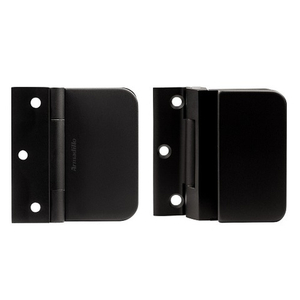 Петля для стеклянной двери ARMADILLO SPACE.GL.H01 BL (черный) /57917/ ( 2шт )