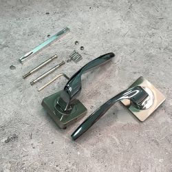 Ручка раздельная VETTORE R06.045 SN/CP мат.никель/хром