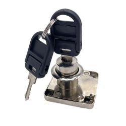 Замок мебельный 138-22 хром мастер система