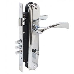 Замок врезной БУЛАТ ЗВ4-3.03.04 НОМОС хром