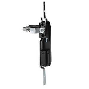 Замок мебельный MS-1848-3KA/P (ригель изогнутый на 8мм, ключ-бабочка)