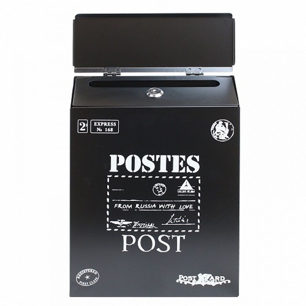 Ящик почтовый АЛЛЮР №3010 черный