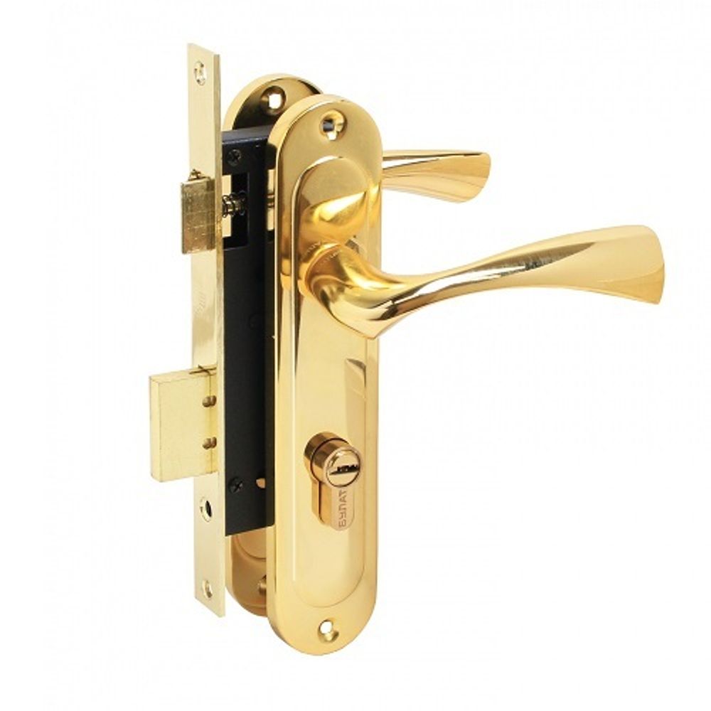 Замок врезной БУЛАТ ЗВ4-1.70.03.05 НОМОС золото