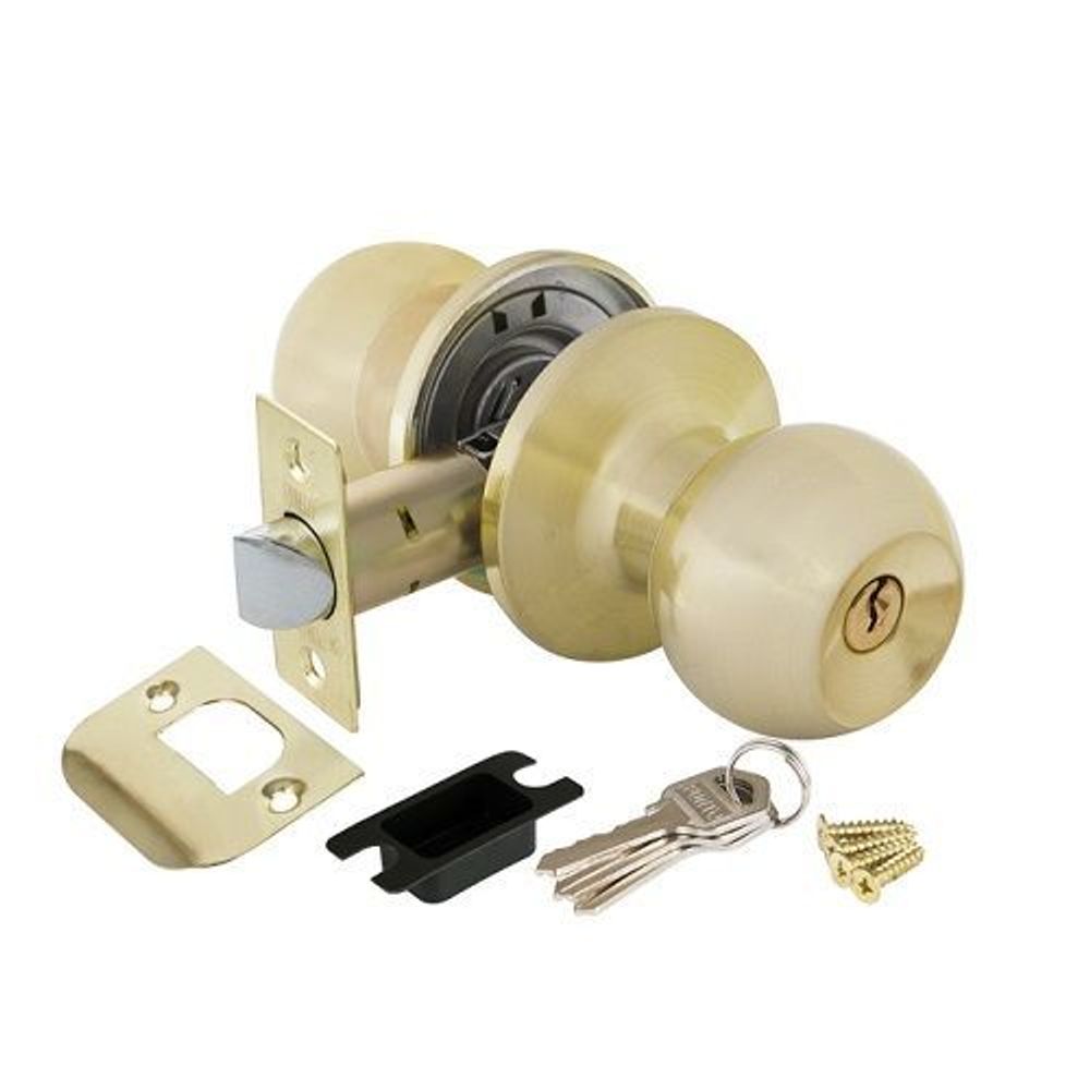 Ручка защелка PUNTO 6072 SB-E (кл./фик.) мат.золото /25229/