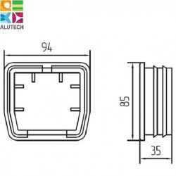 Заглушка для направляющей шины SGN.02.600
