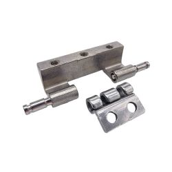 Петля потайная EZ 096 SS 74,5 мм, 110гр., с втулкой под сварку