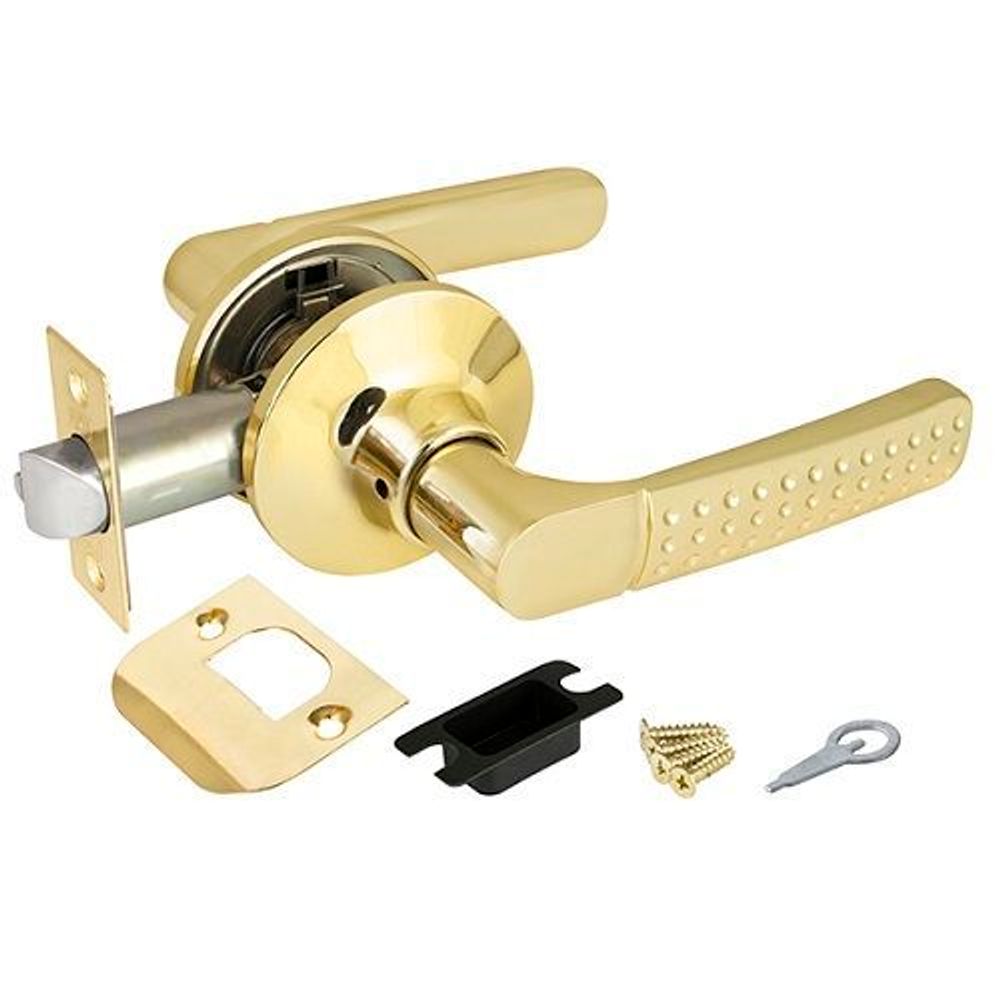 Ручка защелка PUNTO 6026 PB-P (без фик.) золото /36853/